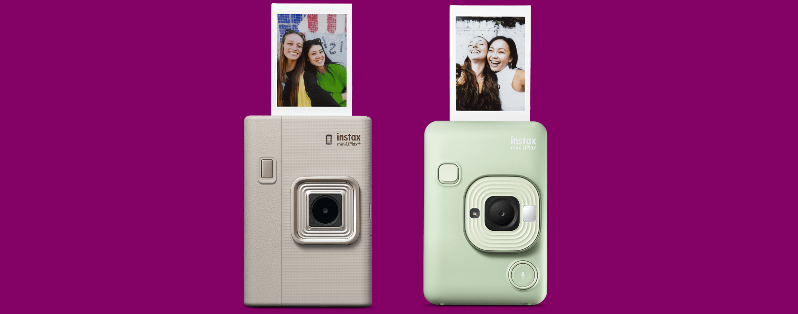 Vergelijking: instax mini LiPlay™ vs instax mini LiPlay+™