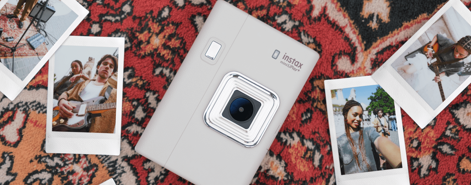 De instax mini LiPlay+™: de instax™ camera die beeld en geluid vastlegt