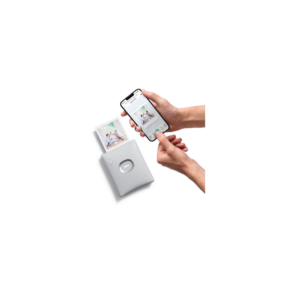 instax SQUARE Link™ Ash White smartphone printer - instax Nederland