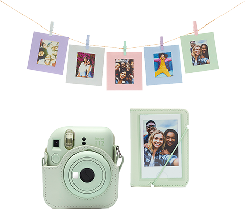Accessoire kit Instax mini 12 mint green voorbeeld