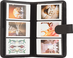 instax mini album black open