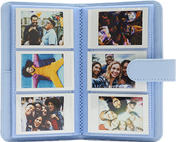 instax mini album pastel blue open