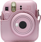 instax mini 12 blossom pink case voorkant met instax mini 12 blossom pink