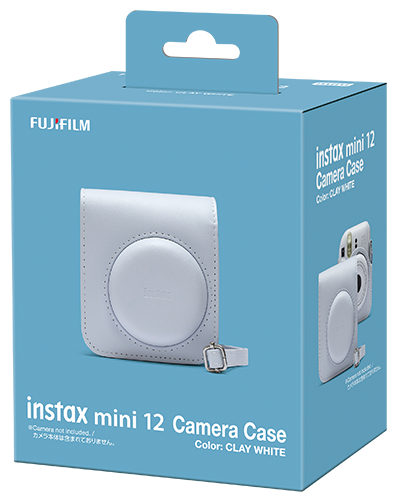 instax mini 12 clay white case zijkant verpakking