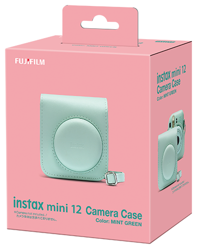 instax mini 12 mint green case zijkant verpakking