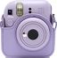 instax mini 12 lilac purple case met instax mini 12 lilac purple voorkant