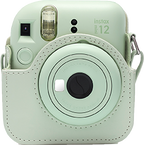 instax mini 12 mint green case met instax mini 12 mint green voorkant