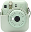 instax mini 12 mint green case met instax mini 12 mint green voorkant