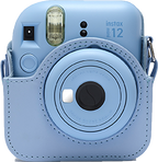 instax mini 12 pastel blue case met instax mini 12 pastel blue voorkant