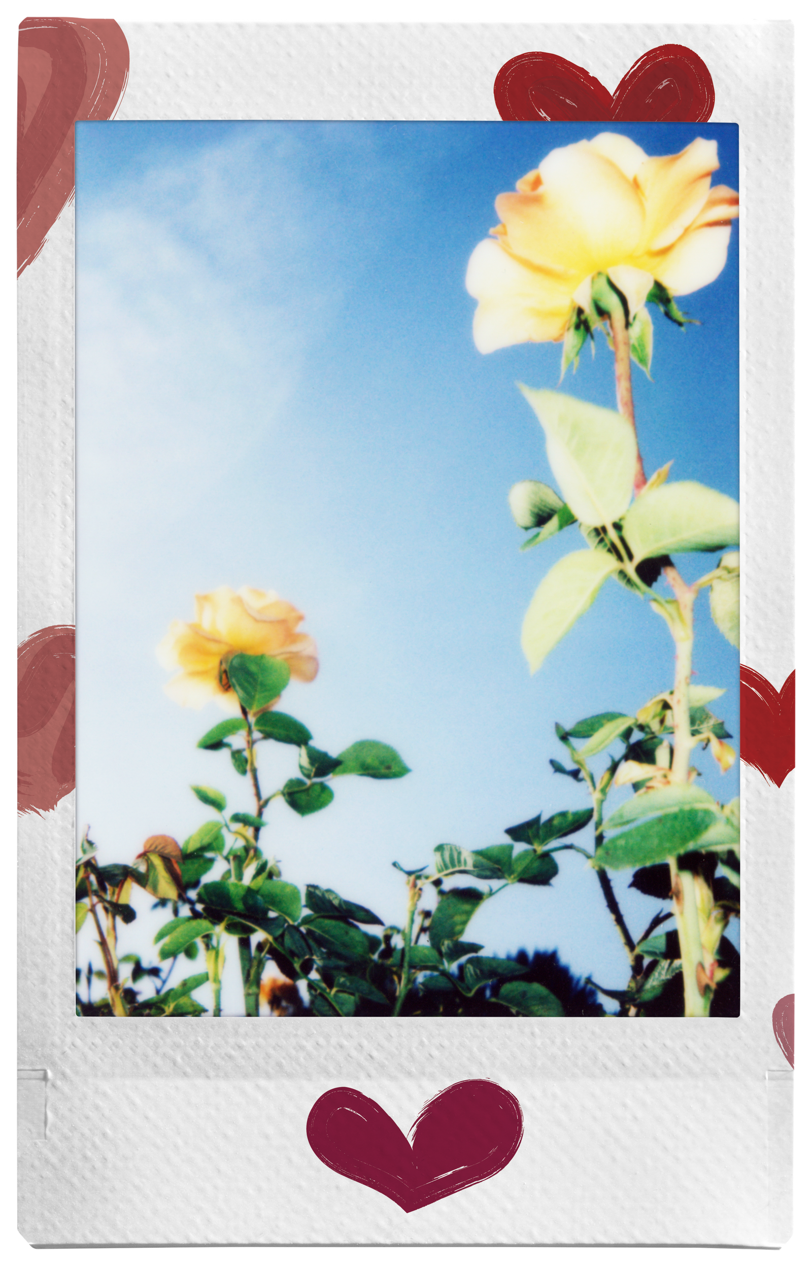 voorbeeld instax mini Heart sketch