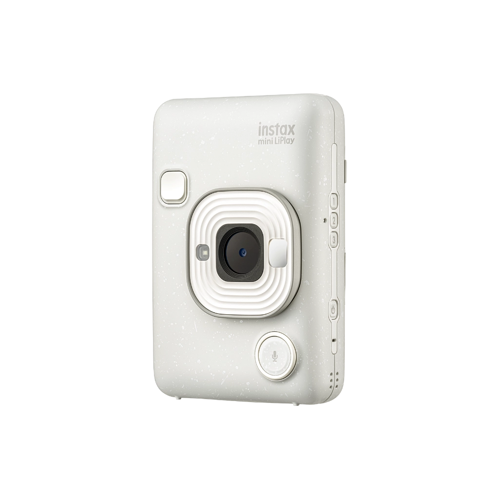 instax mini LiPlay™ Stone White instant camera