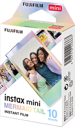 instax mini film mermaid tail zijkant