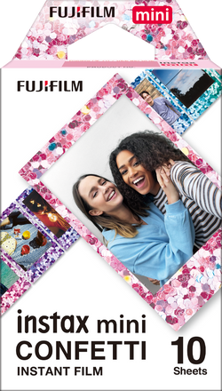 Instax mini film Confetti verpakking voorkant