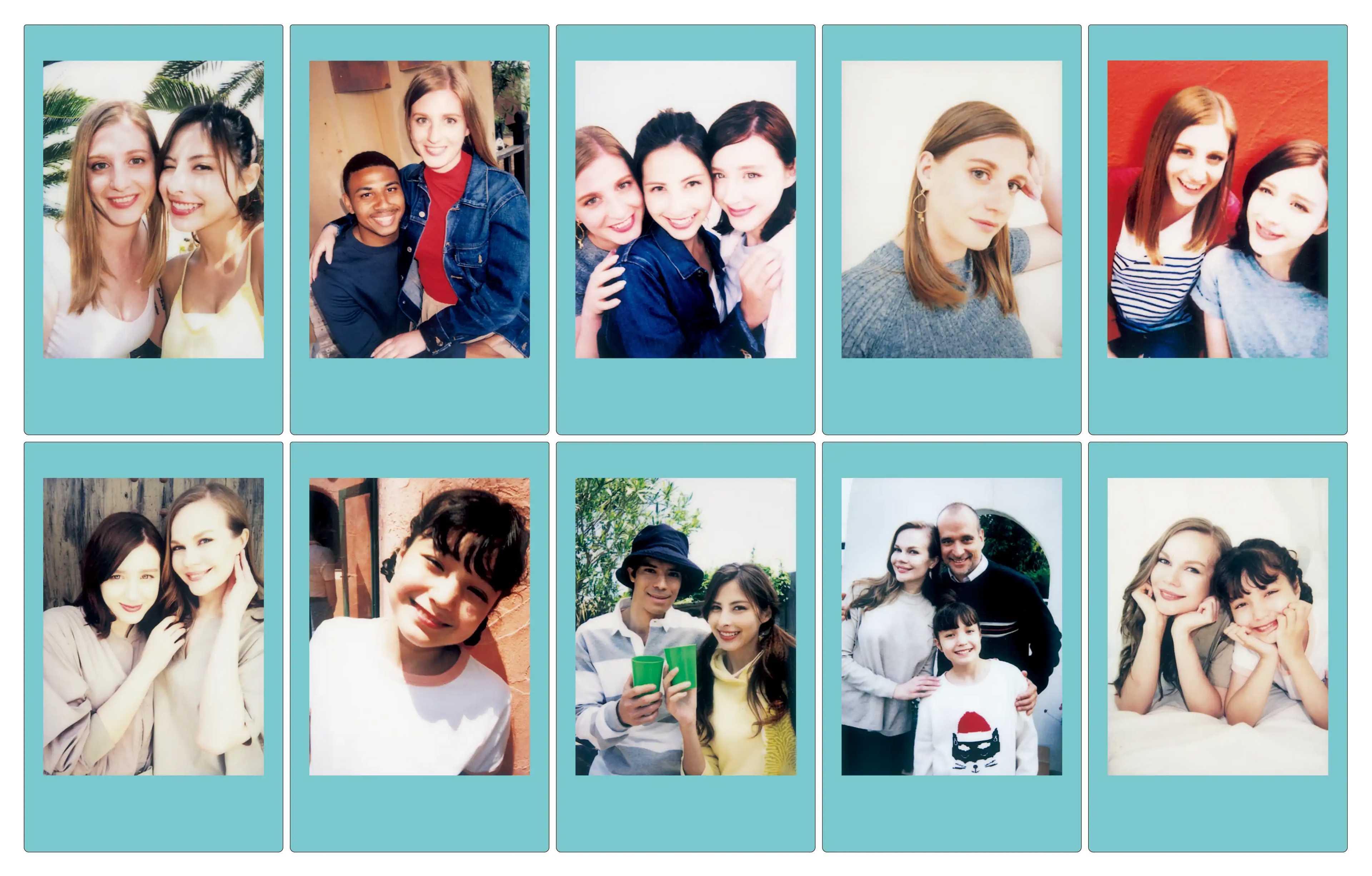 Voorbeeld instax mini film sky blue