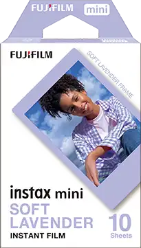 instax mini film soft lavender voorkant