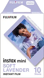 instax mini film soft lavender voorkant