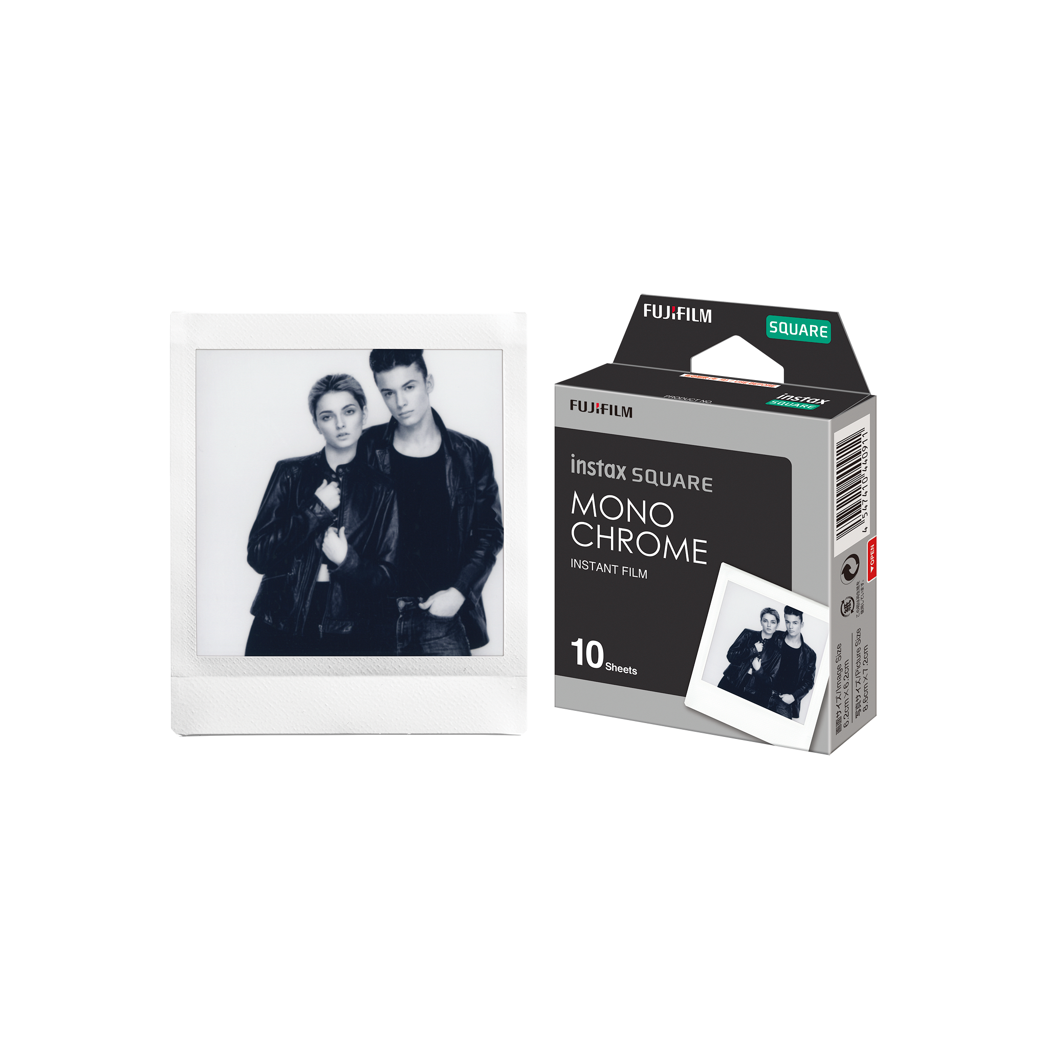 instax™ SQUARE film Monochrome