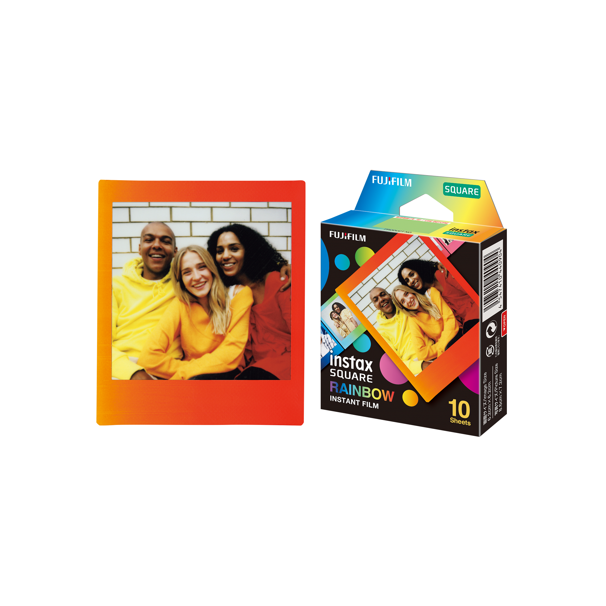 instax™ SQUARE film Rainbow