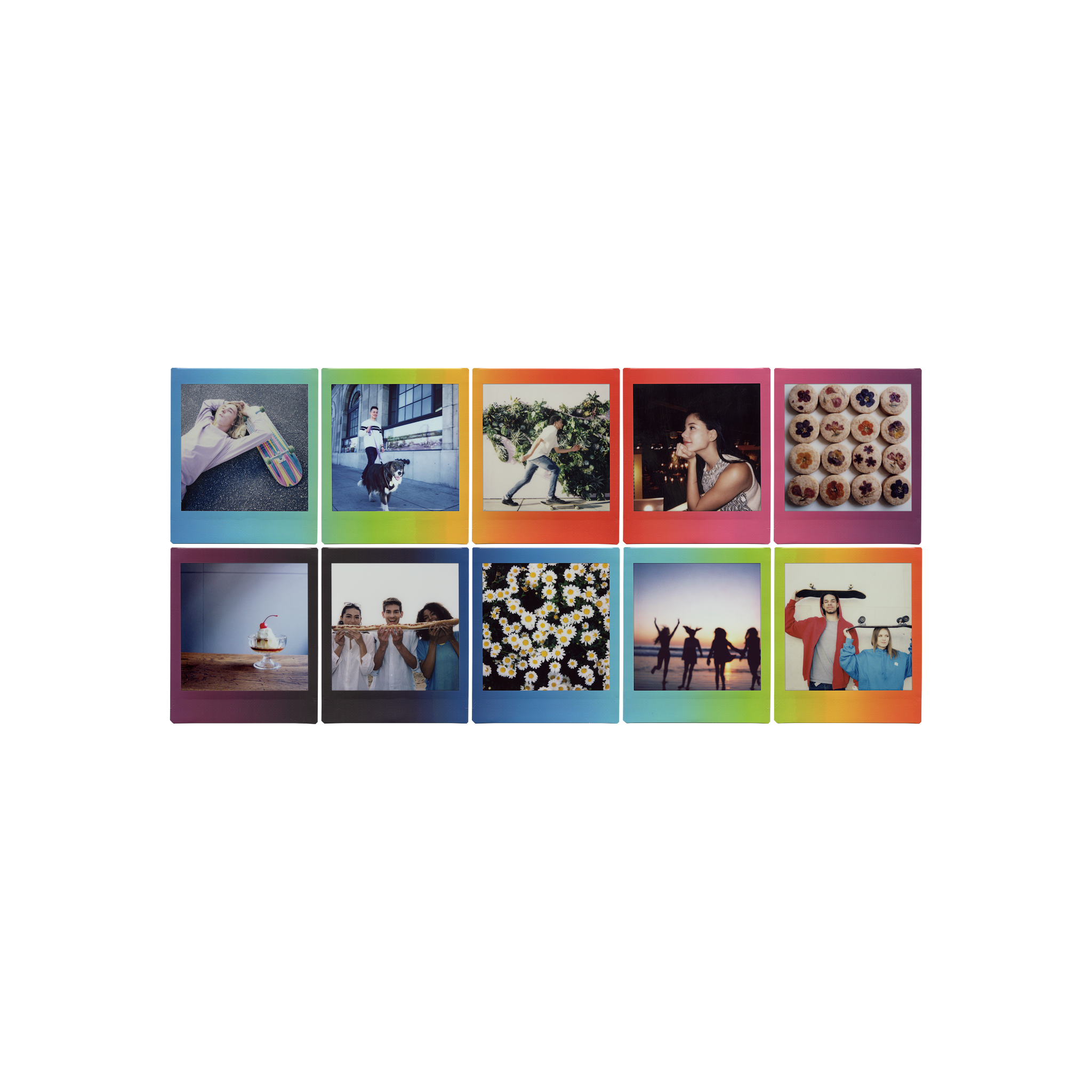 instax™ SQUARE film Rainbow