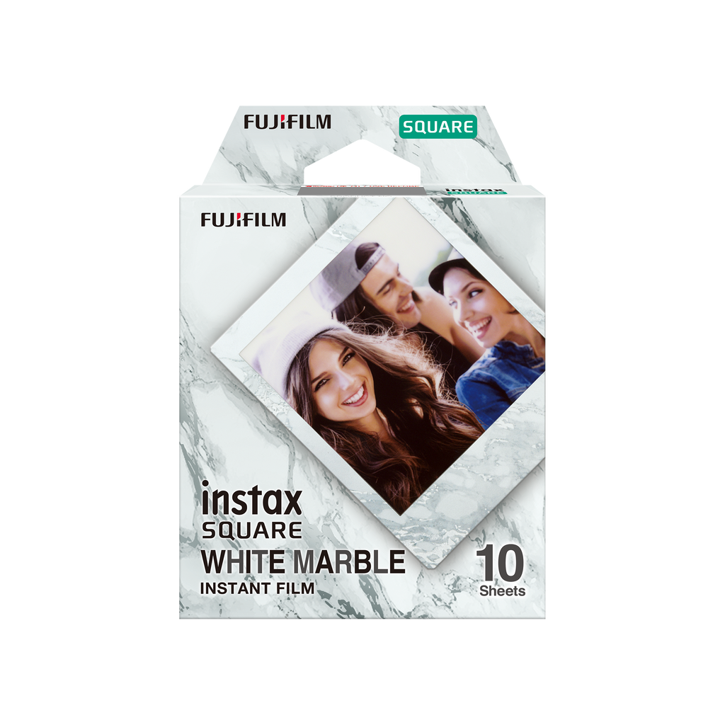 instax™ SQUARE film White Marble