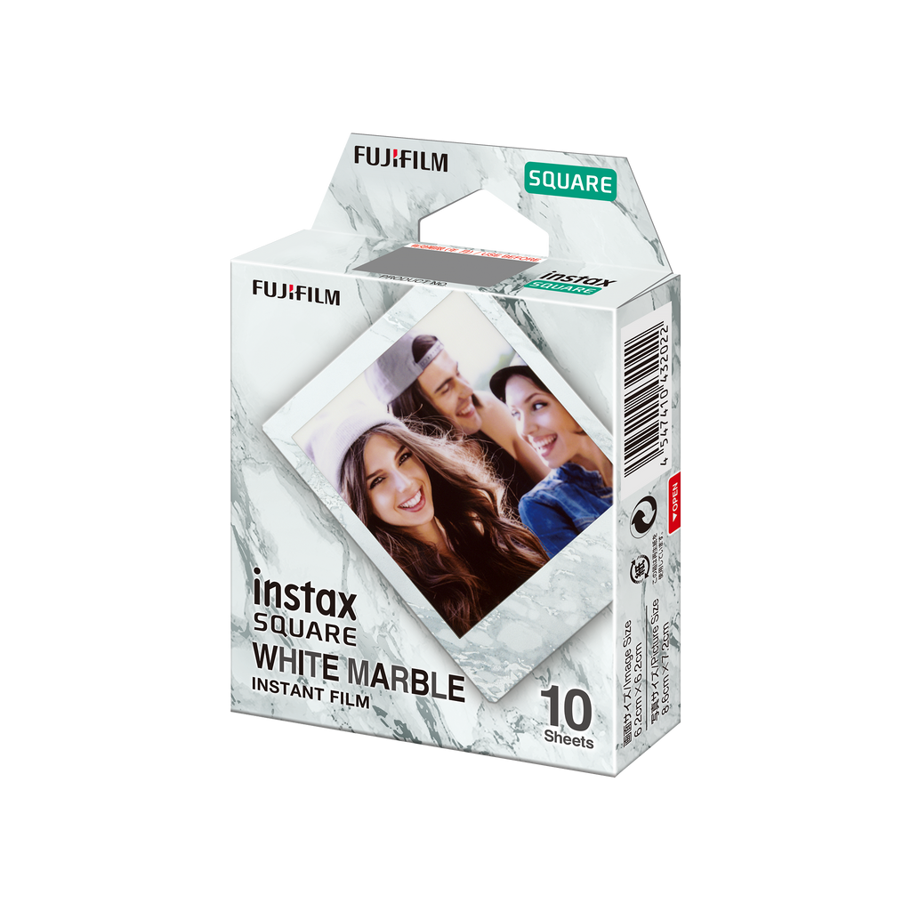 instax™ SQUARE film White Marble