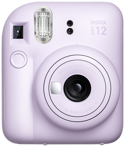 instax mini 12™ camera Lilac Purple, voorkant camera