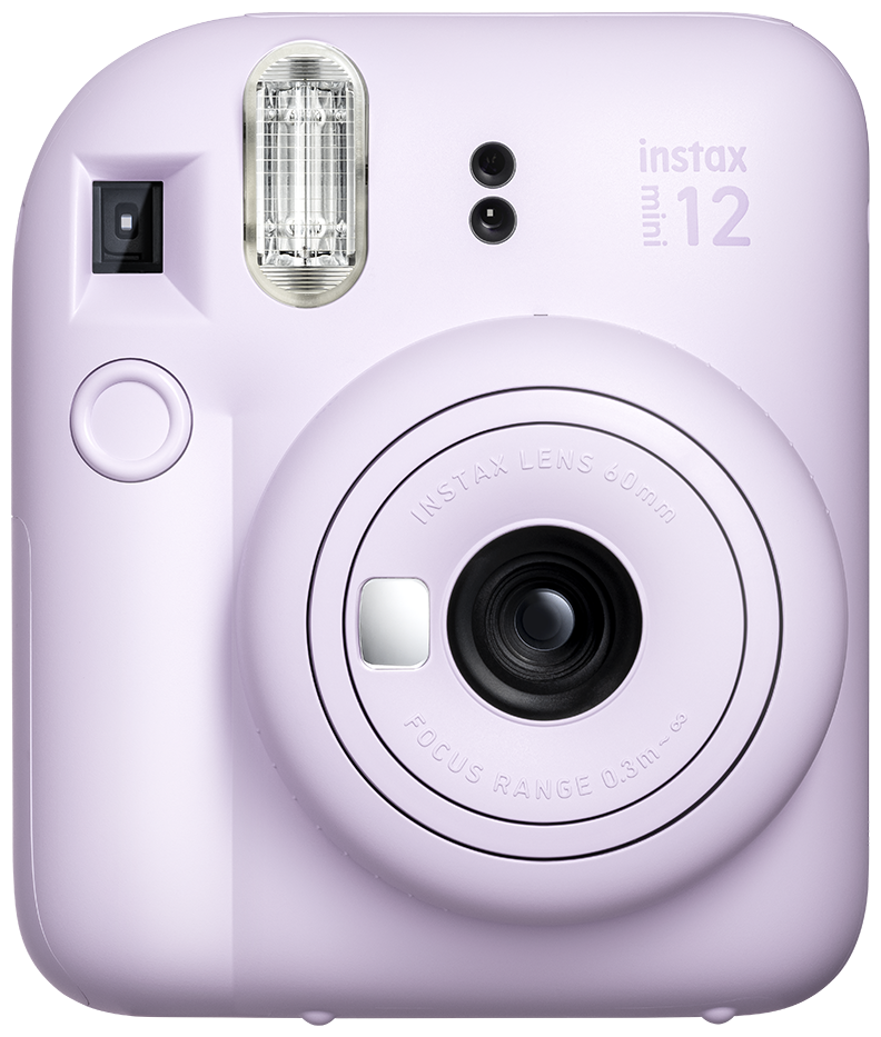 instax mini 12™ camera Lilac Purple, voorkant camera
