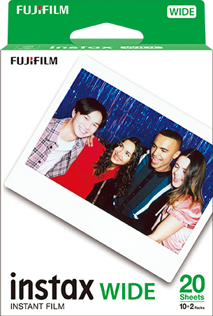 instax™ WIDE film dubbelpak, 2x10 foto's, vooraanzicht verpakking