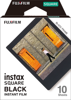instax square film black voorkant