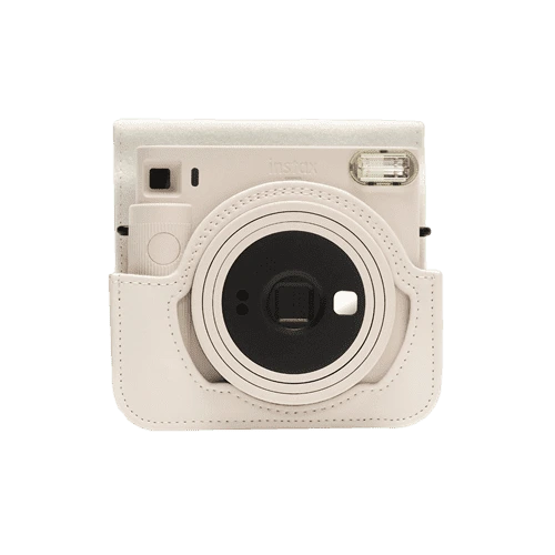 instax square sq1 chalk white case met instax square sq1 chalk white voorkant