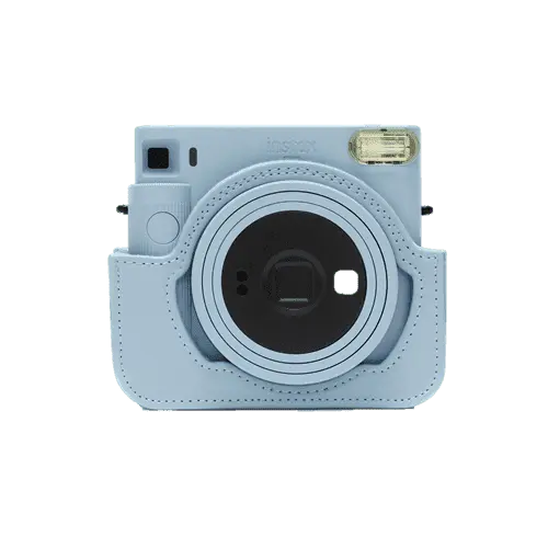instax square sq1 glacier blue case met instax square sq1 glacier blue voorkant