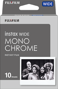 instax WIDE film monochrome voorkant