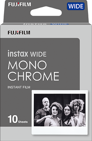 instax WIDE film monochrome voorkant