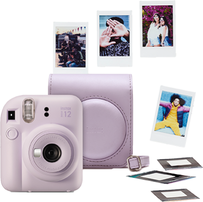 Instax mini 12 lilac purple bundel voorbeeld