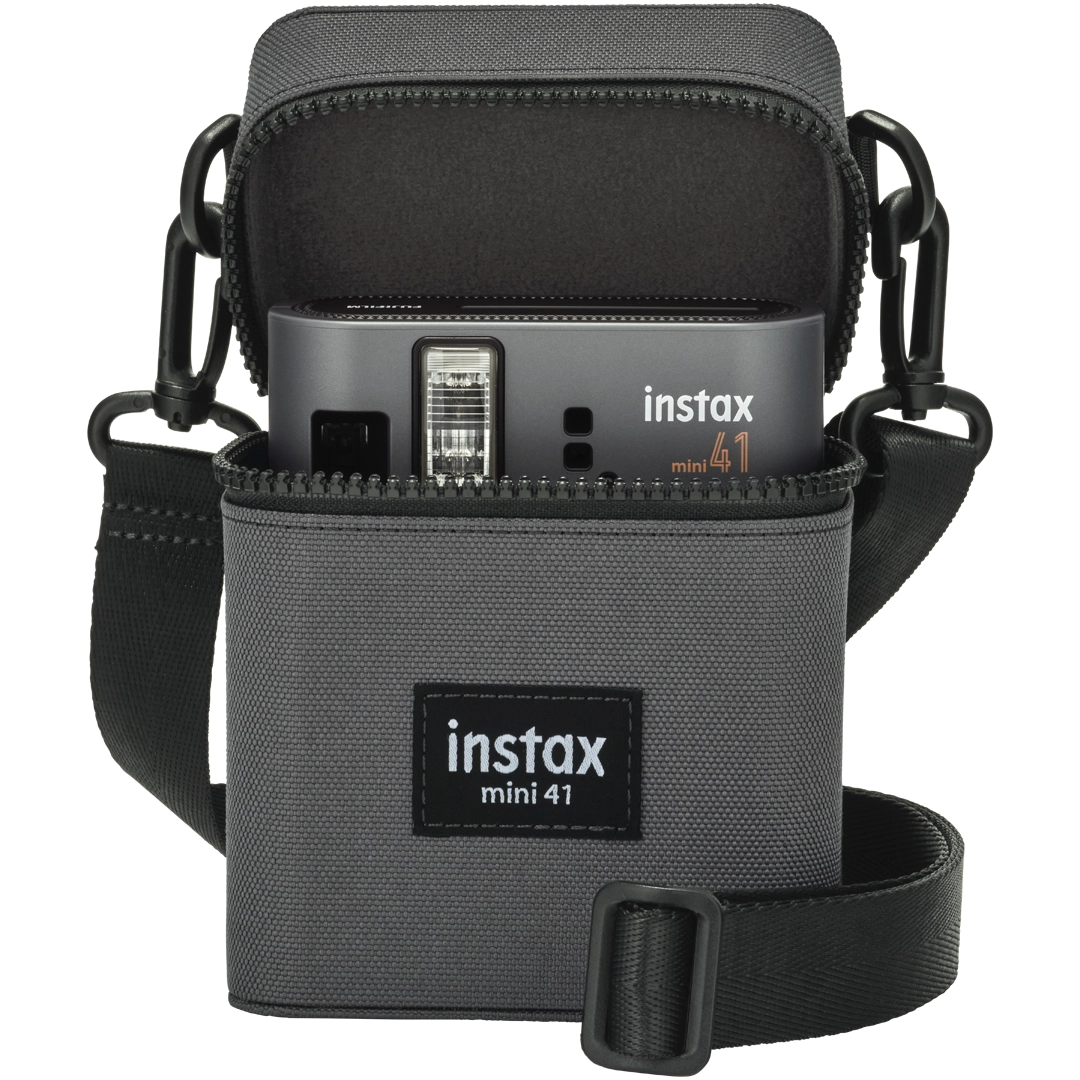 instax mini 41 case voorkant open