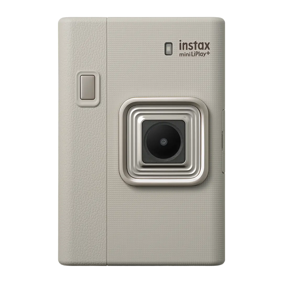 instax mini LiPlay+™ Sand Beige voorkant camera