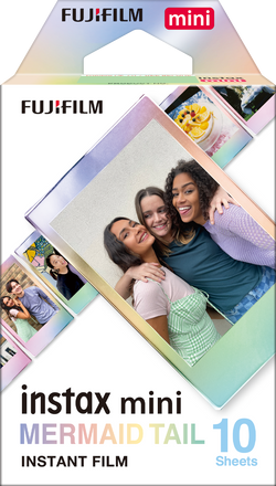 instax mini film mermaid tail voorkant