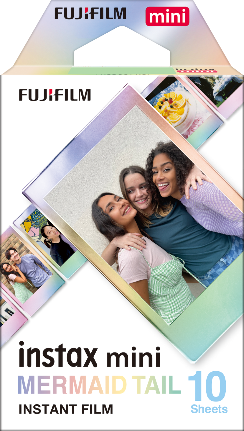 instax mini film mermaid tail voorkant