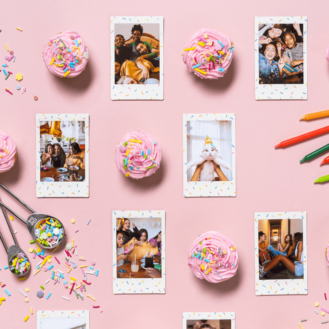 lifestyle image instax mini film sprinkles