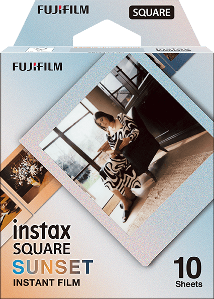 instax square film sunset voorkant