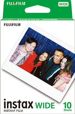 instax™ WIDE film enkelpak, 1x10 foto's, voorkant verpakking