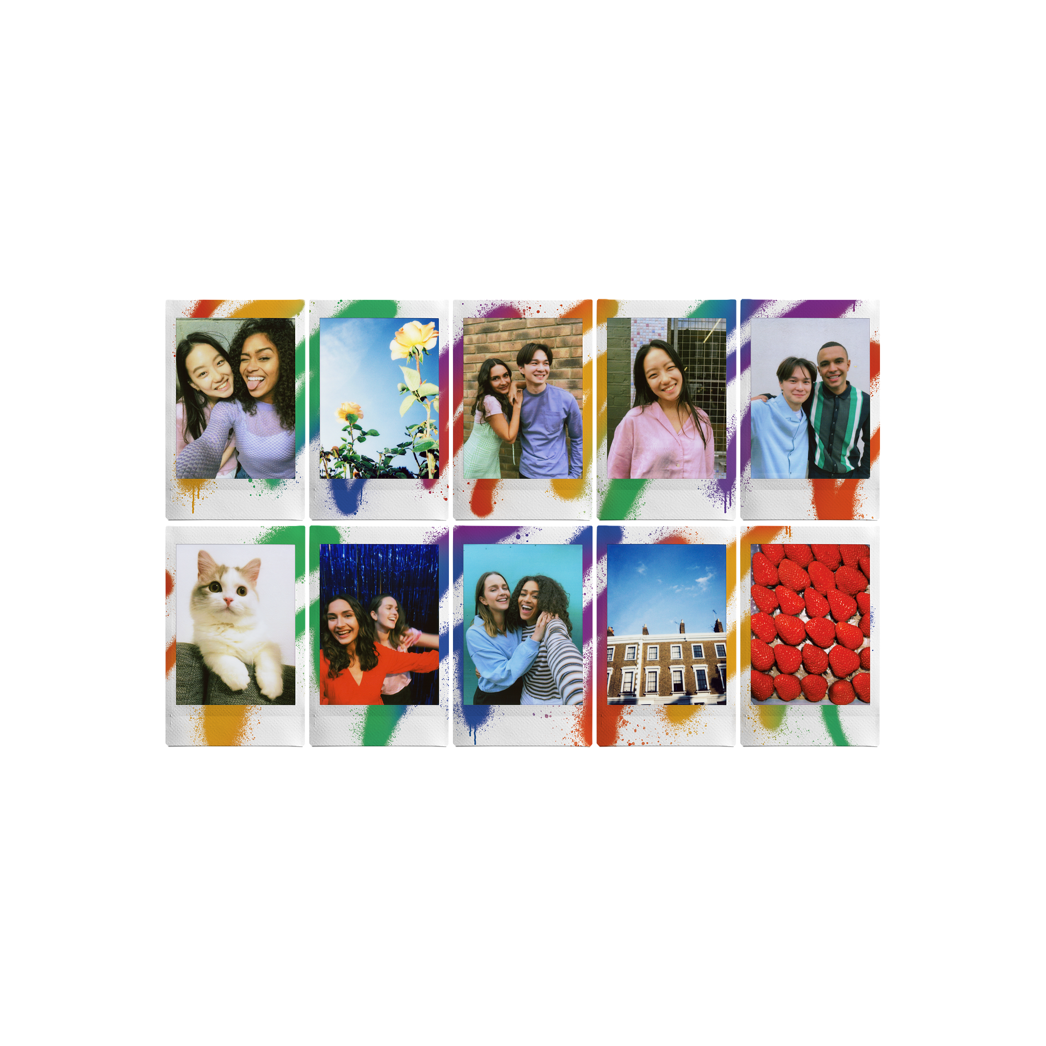 instax™ mini film Spray Art