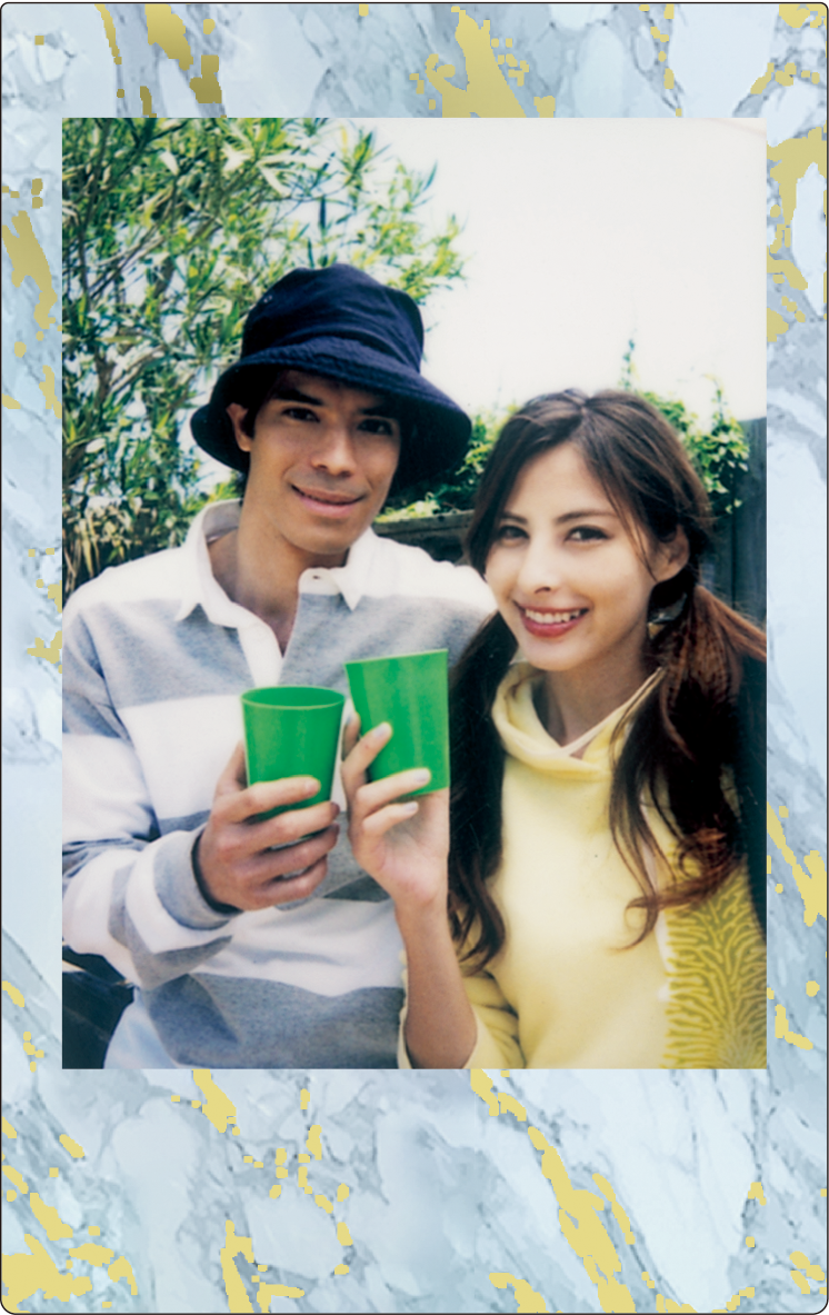 voorbeeld instax mini Blue Marble