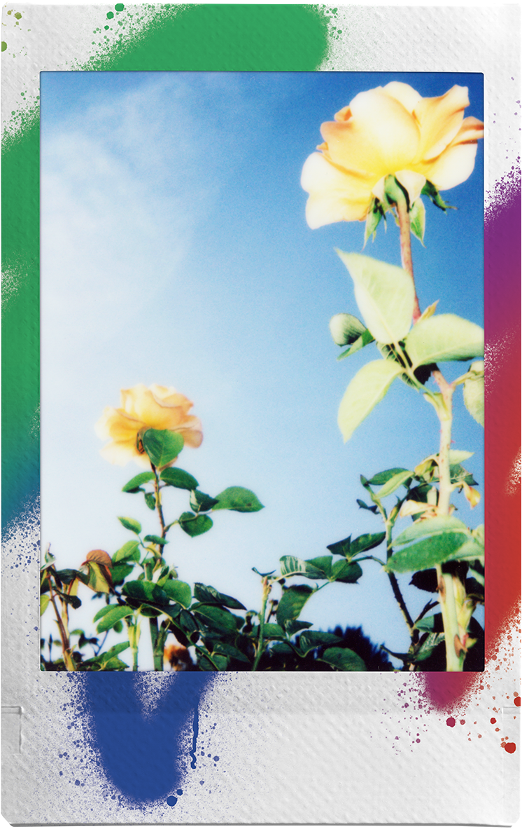 voorbeeldfoto instax mini Spray Art