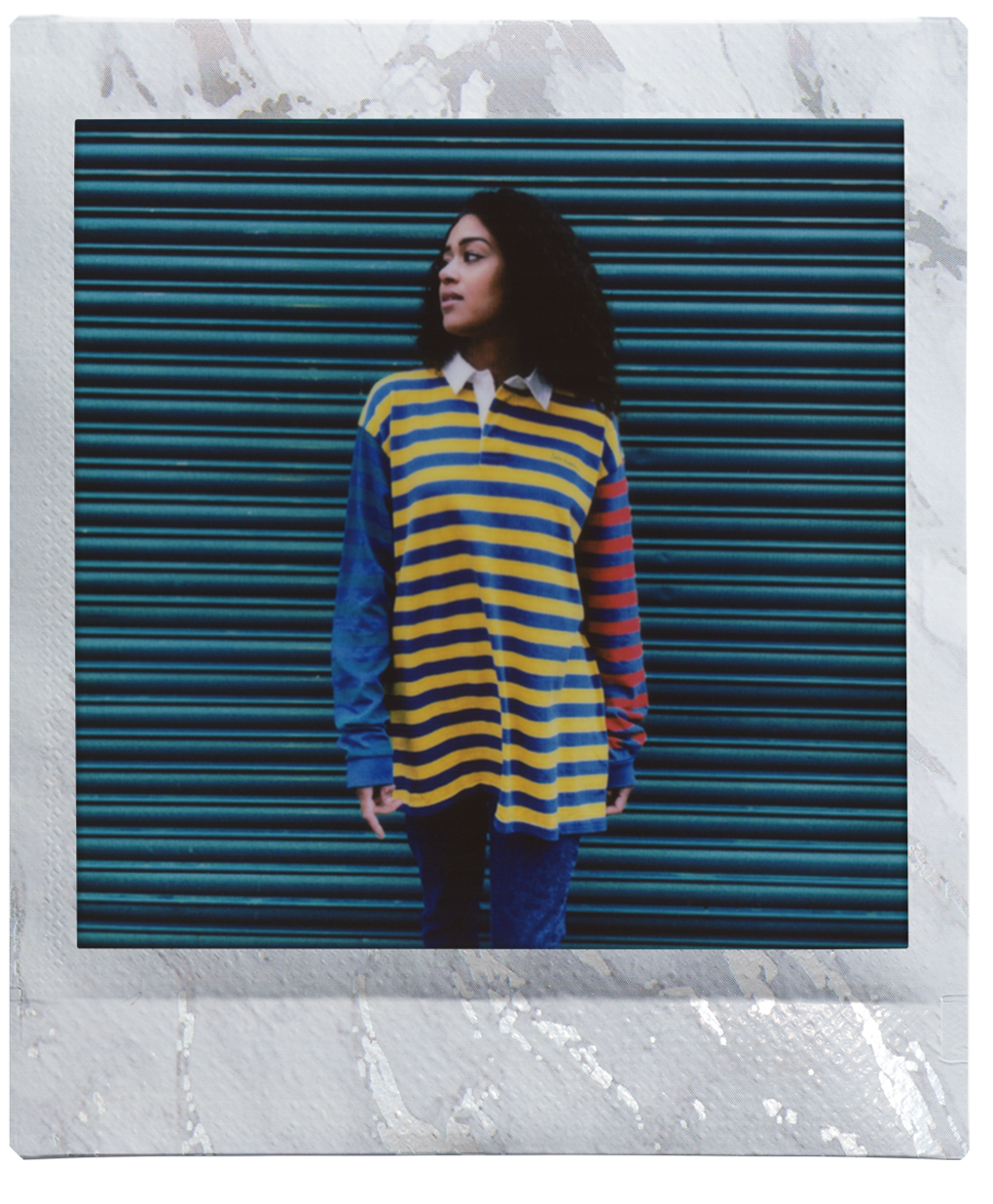 voorbeeld foto instax SQUARE White Marble