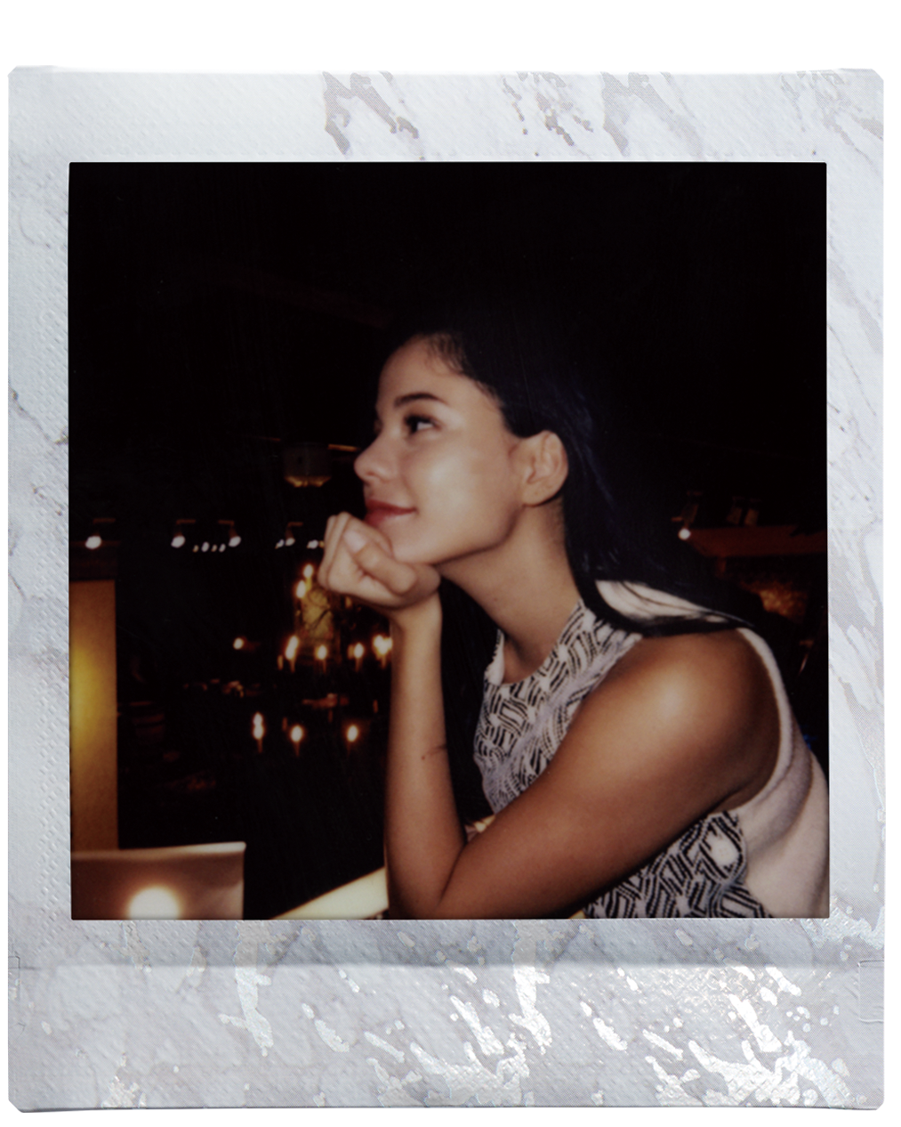 voorbeeld foto instax SQUARE White Marble