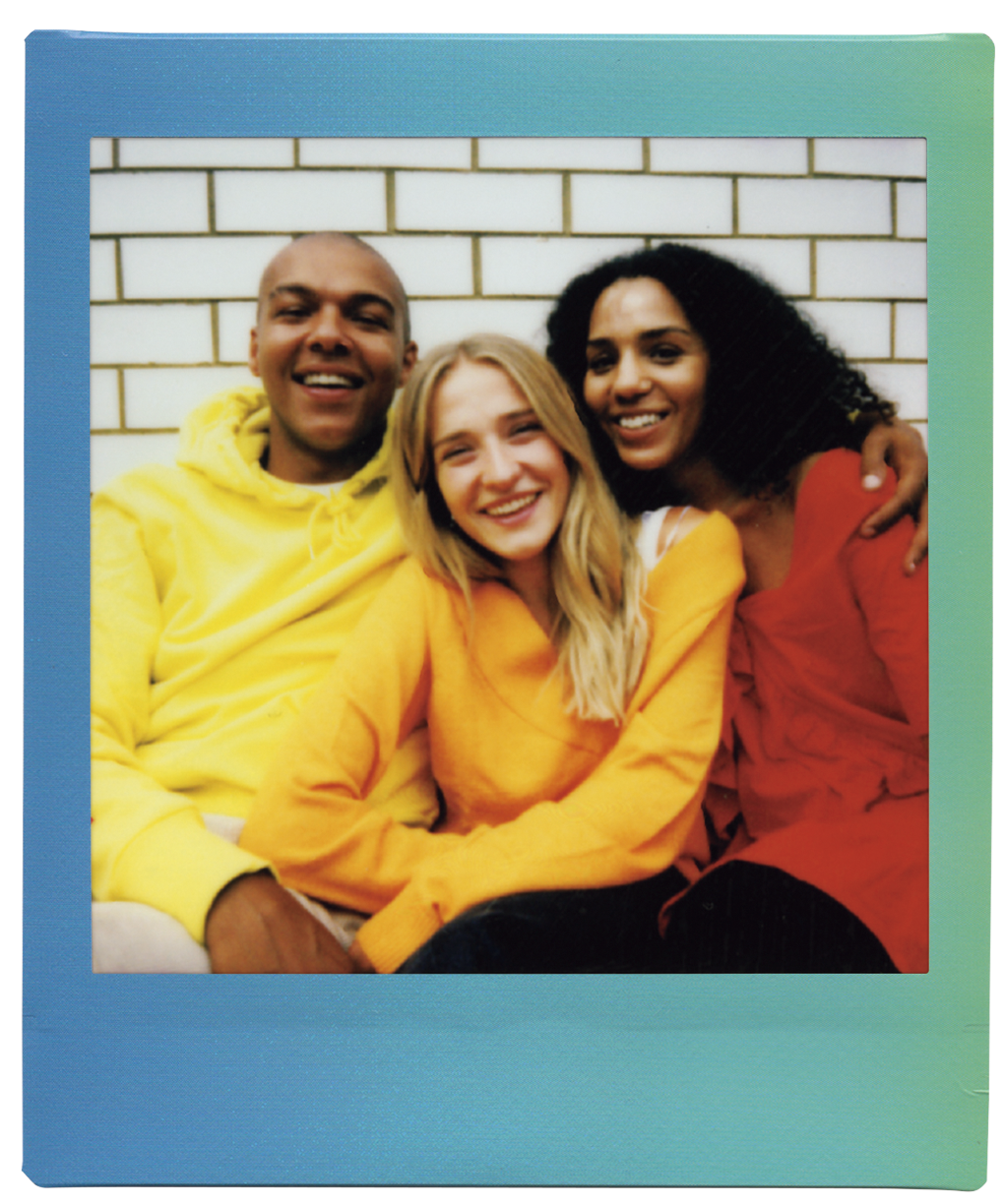 voorbeeld foto instax SQUARE Rainbow