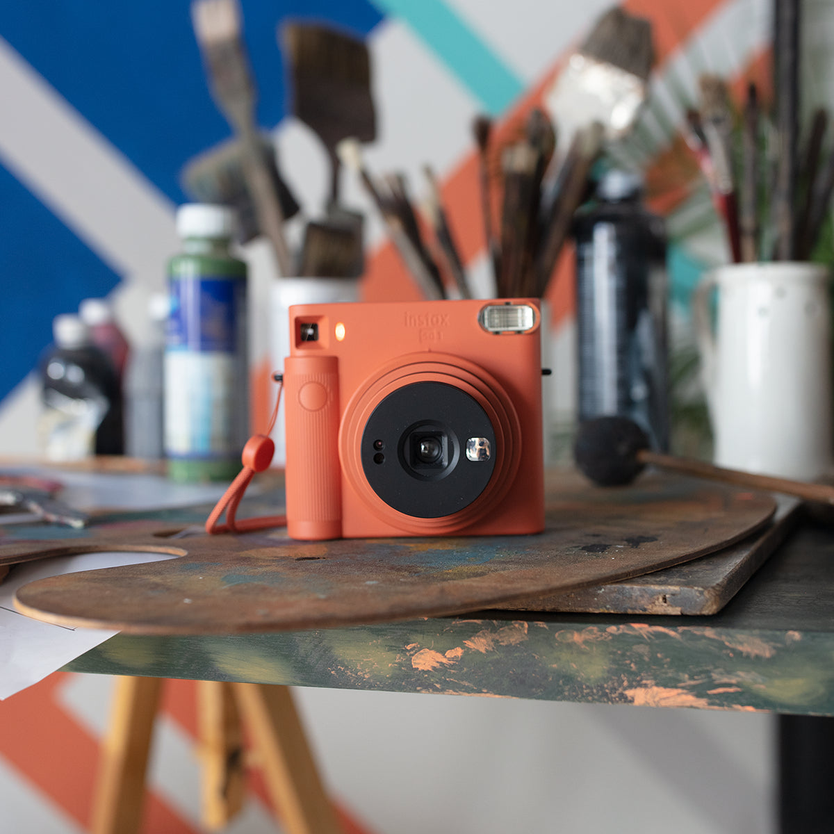 instax SQUARE SQ1™ Terracotta Orange instant camera
