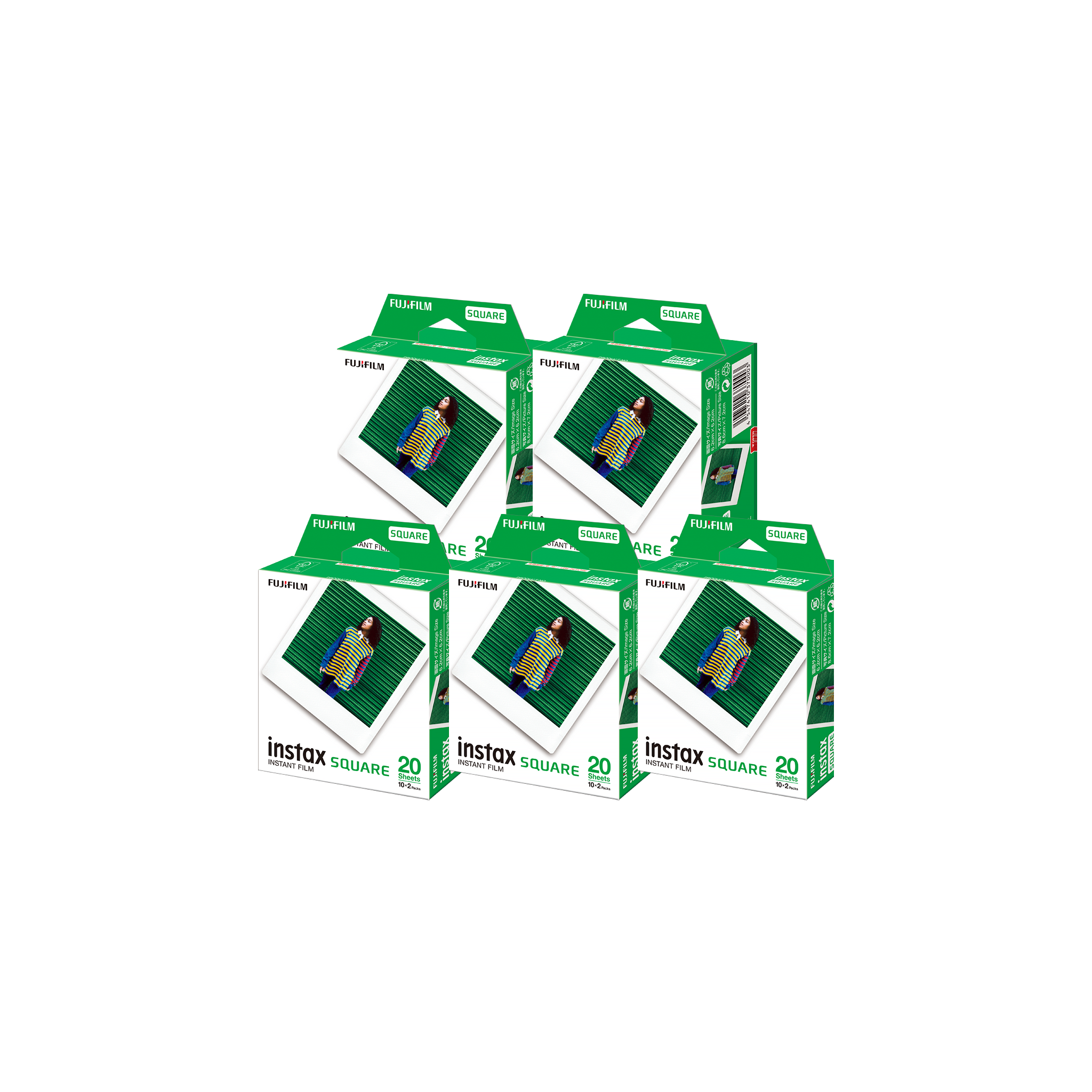 instax™ SQUARE film honderd pak