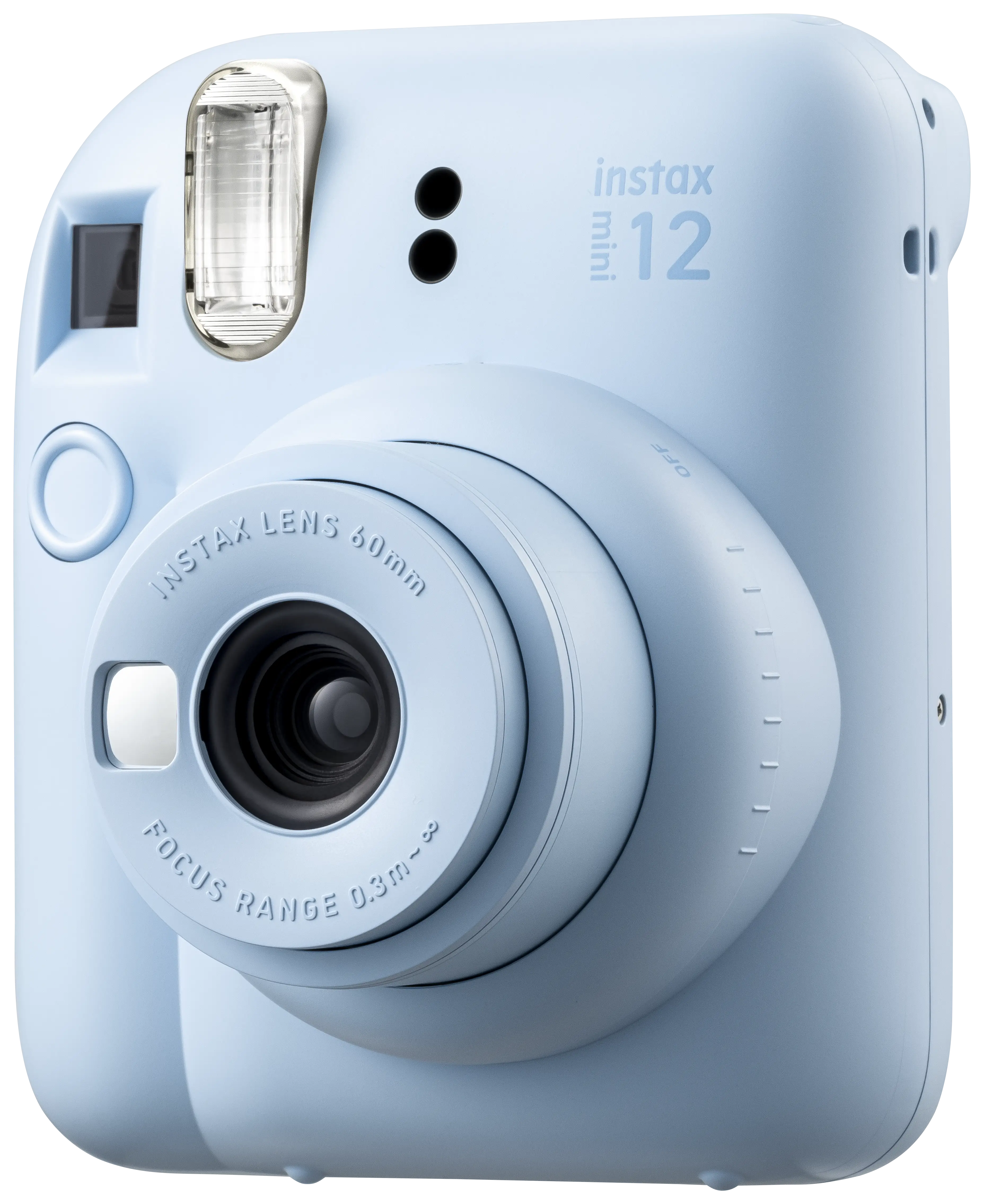 Instax mini 12 pastel blue schuin